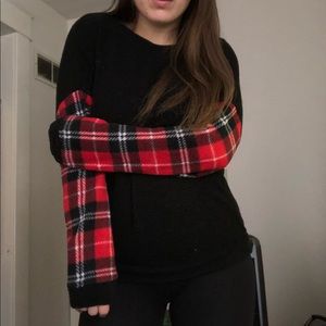 Snooki Love by Nicole Polizzi Plaid Sweatshirt